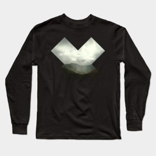 Cross and mountain Long Sleeve T-Shirt